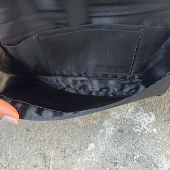 Vintage embroidered with metallic satin evening bag - Picture 6 of 10